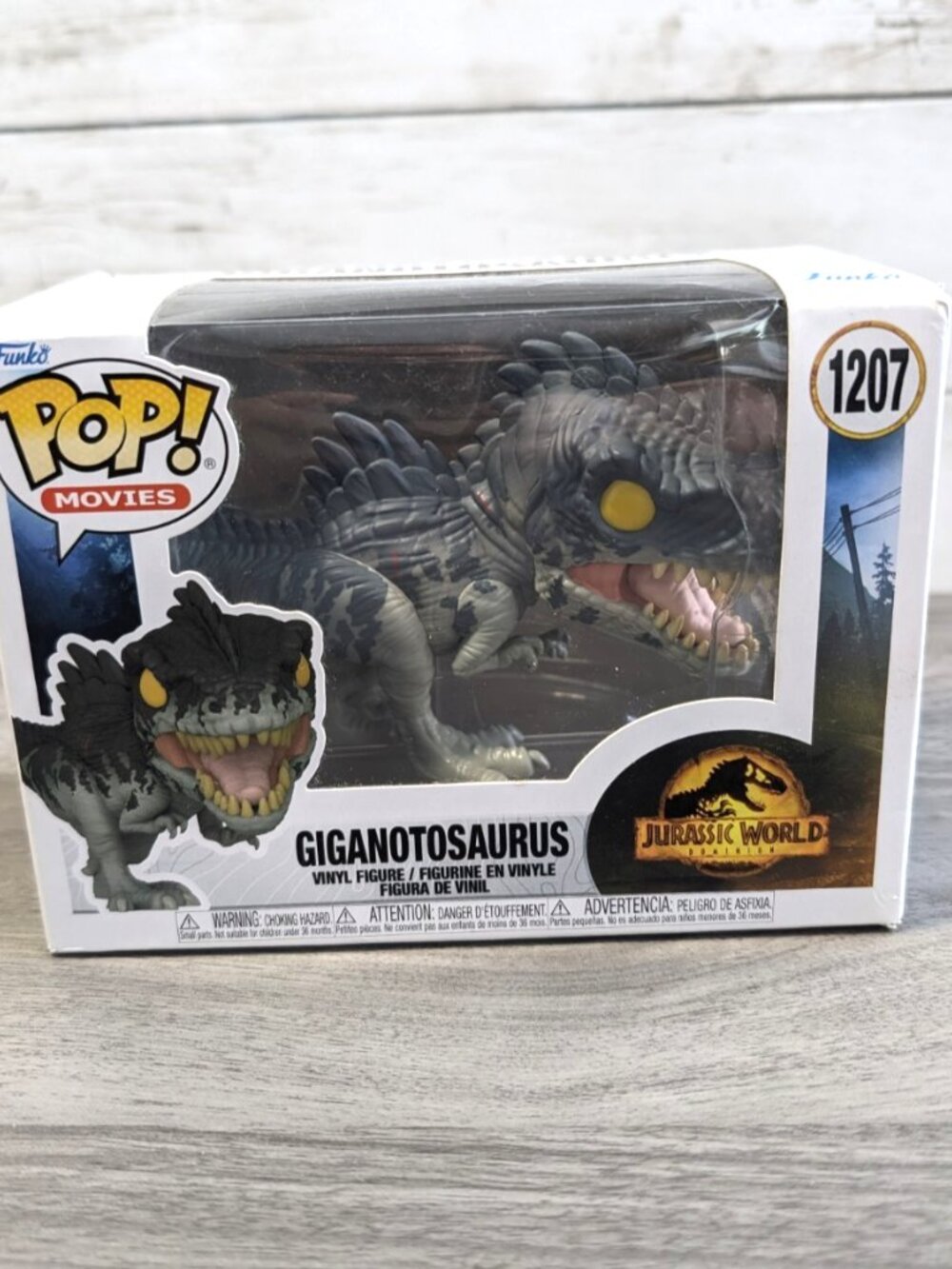 Funko Pop Movies Jurassic World Dominion # 1207 Giganotosaurus - Vinyl Figure